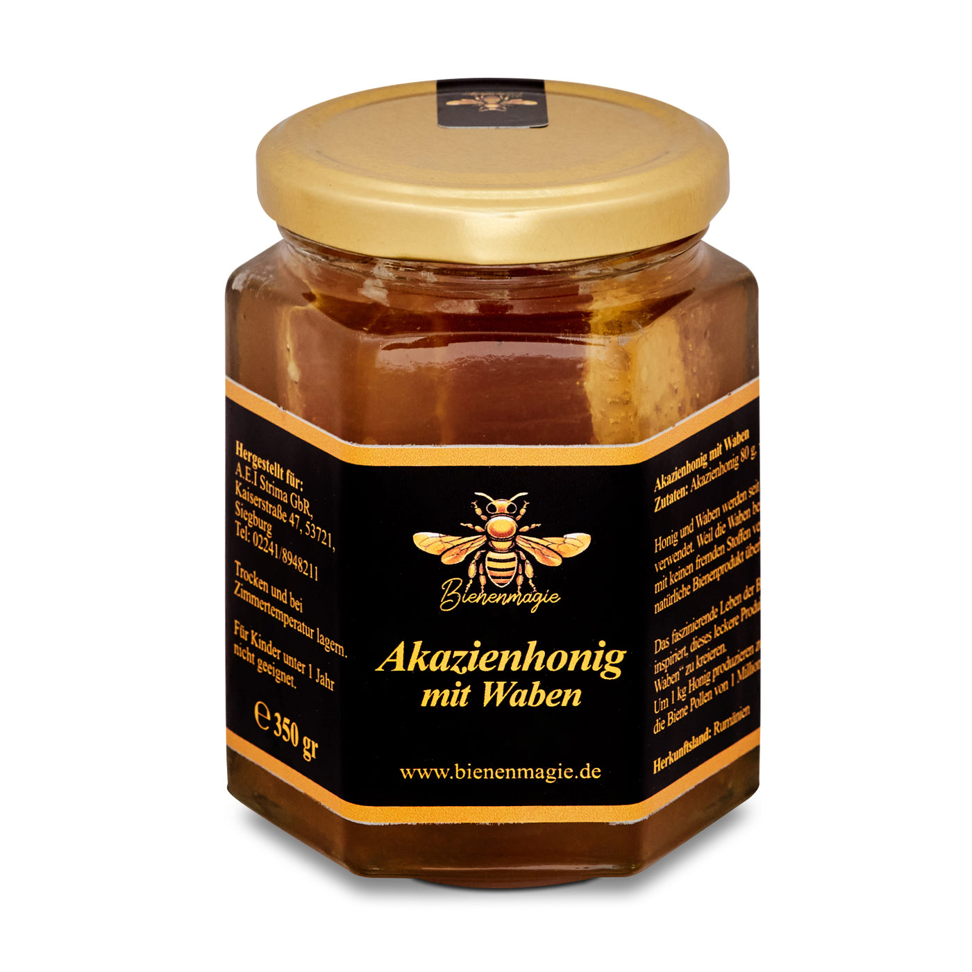 Akazienhonig mit Waben